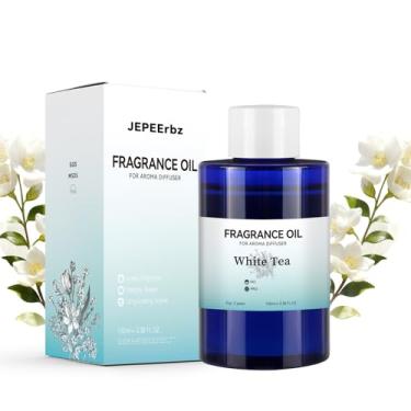 Imagem de JEPEErbz Óleo difusor de chá branco (100 ml), óleos essenciais para difusor, natural e duradouro, fragrância elegante adequada para uso doméstico, spa e hotel