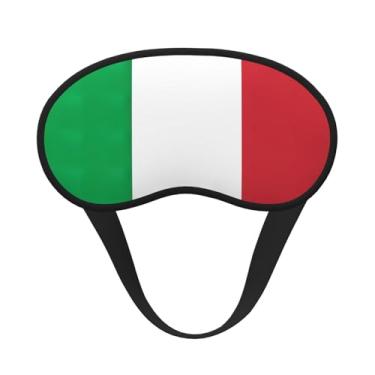 Imagem de Máscara de dormir blackout com estampa de bandeira da Itália, máscara para os olhos, leve, macia, para dormir, meditação, viagem, ioga