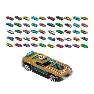 Imagem de COMP Kit Brinquedo Infantil 50 Unidades de Express Wheels Carrinhos Di