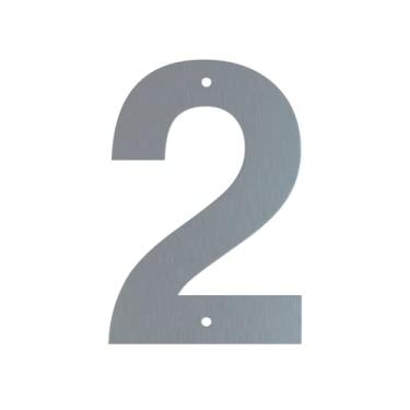 Imagem de Número Residencial de Inox 2-1 Peça