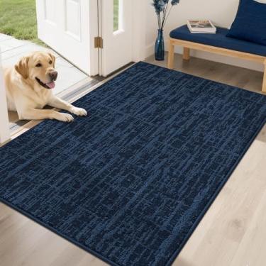 Imagem de COSY HOMEER - Tapete de porta de 81 cm x 122 cm antiderrapante para entrada lavável tapete de entrada absorvente tapetes de entrada para cães de pelo baixo para frente traseira e sapatos molhados