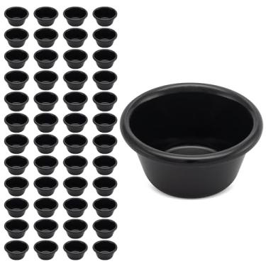 Imagem de Carlisle 4312303 SAN Ramekin liso, capacidade de 85 g, 3,5 x 8 cm, preto (caixa com 48)