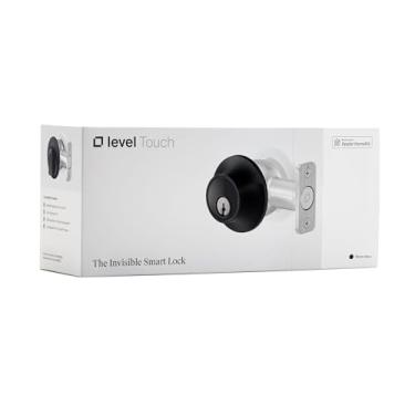 Imagem de Level Home Inc. Level Lock Smart Lock Edição Touch - Fechadura inteligente para entrada sem chave usando toque, cartão chave ou smartphone, bloqueio Bluetooth, compatível com Apple HomeKit, preto