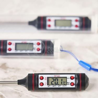 Imagem de Termômetro Culinário Cozinha Digital Mede -50ºc A +300ºc