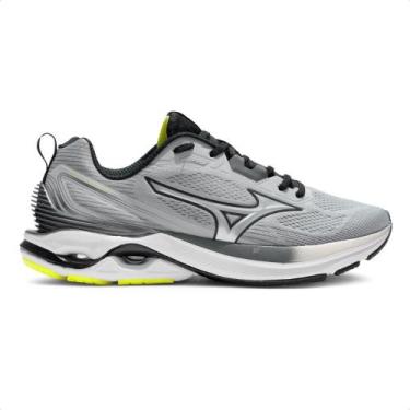 Imagem de Tênis Mizuno Wave Dynasty 7 Masculino, 41, Cinza, Preto