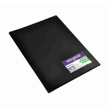 Imagem de Staroffice Pasta Catálogo PVC 50 Envelopes Fino com Visor | Proteção e Organização para Documentos, Portfólios e Apresentações