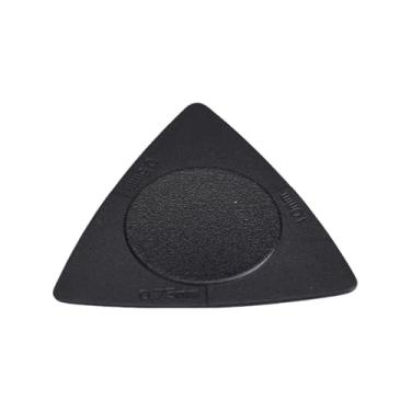 Imagem de Snsowed Palhetas de Guitarra de 0,5 Mm, 0,75 Mm, 1,0 Mm, Design Ergonômico, Material ABS, Aderência Confortável, Som Vibrante, Prático para Viagens, Pacote de Palheta de Guitarra, 37 * (Preta)