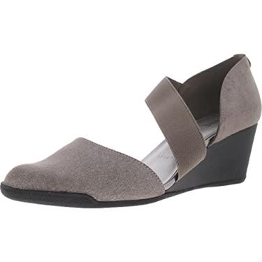 Imagem de Anne Klein Sapato feminino Tara Wedge, estanho, 9.5