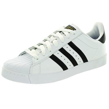 Imagem de adidas Originals Tênis masculino Superstar Depreciado, Branco/Núcleo preto/branco, 9.5
