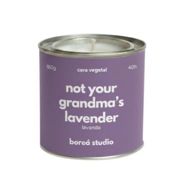 Imagem de Vela Aromática Not Your Grandma's Lavender, Lavanda, Cera Vegetal, Feita à Mão, Pavio de Algodão, Essência Premium