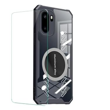 Imagem de Futanwei Capa para celular OnePlus 15R com protetor de tela de vidro temperado, [funciona com cooler magnético para telefone] [proteção de grau militar] Capa armadura série SMXK - Capas protetoras