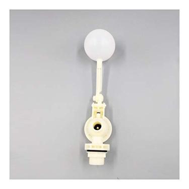 Imagem de Controle de nível de água líquida DN20 3/10.2 cm BSPT rosca válvula flutuante de plástico tanque de esfera válvula flutuante ajustável para piscina