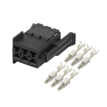 Imagem de Auto 6pin 929504-2 1-929504-2 fiação não selada conector de chicote elétrico com terminais (50 peças)