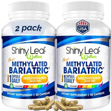 Imagem de Multivitamínico Shiny Leaf Metilado Bariátrico Sem Ferro 60 Ct