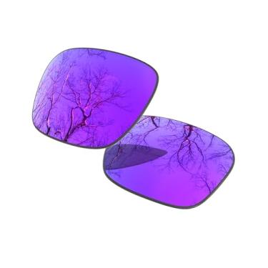 Imagem de ToughAsNails Lentes de reposição para óculos de sol Ray-Ban Meta RW4012 Wayfarer (Gen 2) 50 mm AI - Mais opções, Cromado roxo - polarizado, RW4012