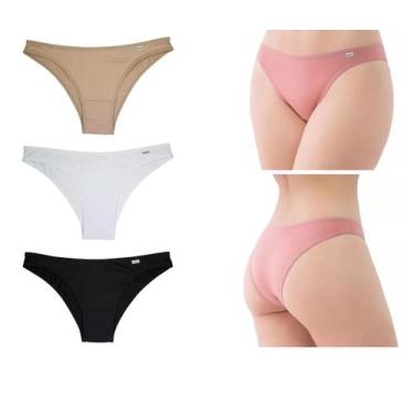 Imagem de Calcinhas Del Rio Microfibra kit com 4 unidades, SORTIDO1, P