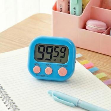 Imagem de 1 conjunto de temporizador digital eletrônico - temporizador de cozinha, para cozinhar, ovo, sala de aula, professor, estudo, forno (azul)