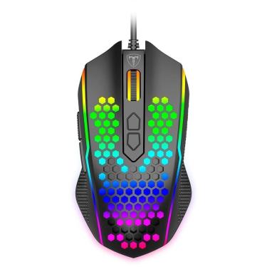 Imagem de Mouse Gamer T-dagger Imperial, RGB, Ambidestro, 10000 DPI, USB, Preto - T-TGM310RGB V4-Unissex