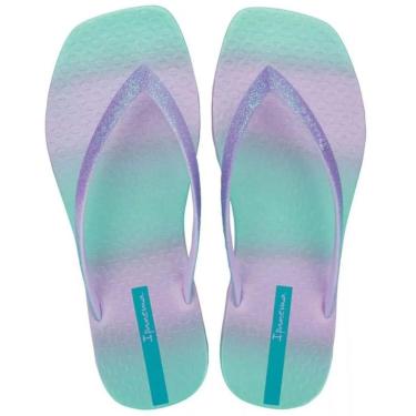 Imagem de Chinelo Feminino Rasteiro Brilho Moderno Edge Shine Ipanema-Feminino