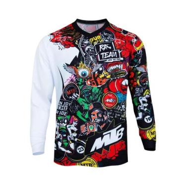 Imagem de Camisa De Ciclismo Masculina 2024 Para Motocross E Downhill MTB, Roupa