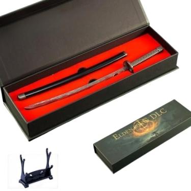 Imagem de Elden Ring Bloody Finger Okina Rivers of Blood Kanata Knife Sword Action Figures Toys Collection Gift Party Supplies Desk Decoration Backpack Pendant Gift