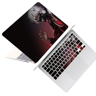 Imagem de HLAAJJX Capa para laptop compatível com MacBook Air de 13 polegadas M4 M3 M2 2025 2024 2023 2022 nova versão A3240 A3113 A2681, Air 13,6 capa protetora fina e capa de teclado, menino de desenho