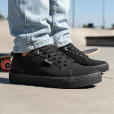 Imagem de Tênis Ollie Infantil Cyclone Skate Street, Preto, 33