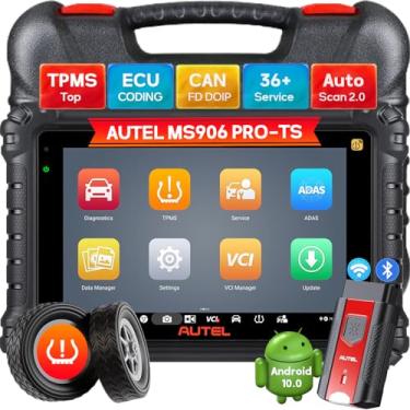 Imagem de Autel MaxiSYS MS906Pro-TS, Atualização 2024 do MS906 Pro, MP900TS, MP900BT, MS906TS, Autel Scanner, Top TPMS Diagnostic Tool, Auto Scan 2.0, CAN FD/DoIP, 36+ serviços, mais de 3000 testes ativos, mais