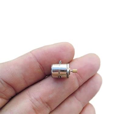 Imagem de Step Gear DIY Hobby Electronic Starter Diâmetro 8 mm Altura 9,2 mm com engrenagem de cobre Stepper Electronic Starter 2-Phase 4-Wire Micro DC Stepper Electronic Starter Slider Electronic Starter