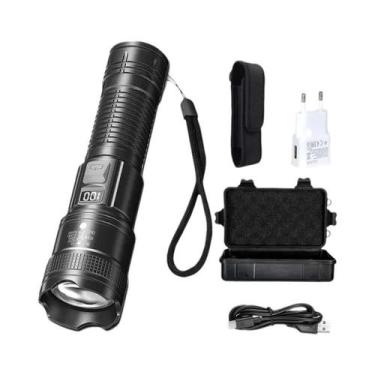 Imagem de Lanterna Tática LED Ultra Brilhante De Alta Potência Recarregável Por 