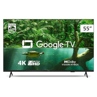 Imagem de Tv Philips 55" 4k Google Wifi 5g Dolby Atmos Preto Bivolt