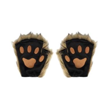 Imagem de Conjunto De Máscara, Cauda E Luvas De Raposa Para Fantasia De Gato, Ac