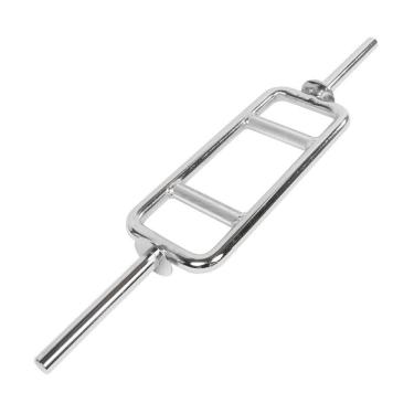 Imagem de Barra H Para Anilhas Lion Romana 90cm Cromada Ergonômica