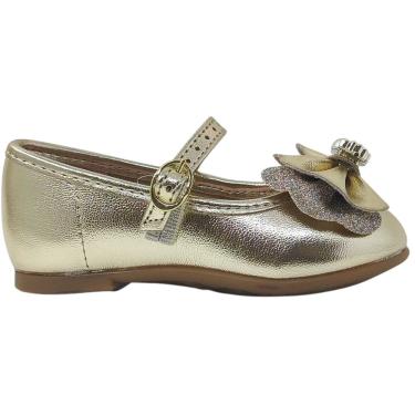 Imagem de Sapatilha Infantil Menina Casual Dia a Dia Passeio Escola Bico Redondo com Laço Molekinha 2106.1062