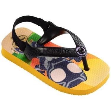 Imagem de Chinelo Havaianas New Baby Marvel Amarelo Pop-Masculino