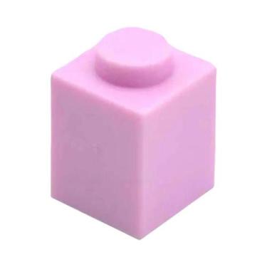 Imagem de 100 Peças De Blocos De Montar Compatíveis MOC 1x1 3005, Brinquedos Edu