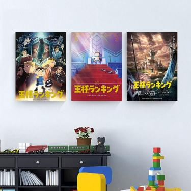 Imagem de Conjunto de pintura de pôster Ranking of Kings Anime, 3 unidades, 40x60cm