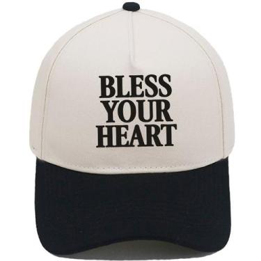 Imagem de Boné de beisebol Cotton Trucker Bless Your Heart para adultos - Yiweis