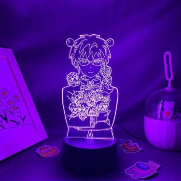 Imagem de Luz noturna LED 3D Saikis K Saikis Kusuos Football Design - Yiweisai