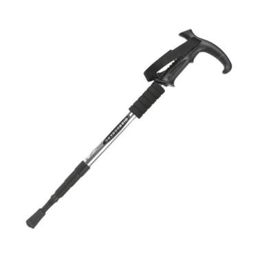Imagem de Bastão De Caminhada Dobrável Portátil Leve De 4 Seções Telescópico Par