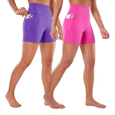 Imagem de KIT 2 SHORTS Bermuda Leg Legging LISO com BOLSO Suplex Reforçado Fitness Academia Yoga 1054-Feminino