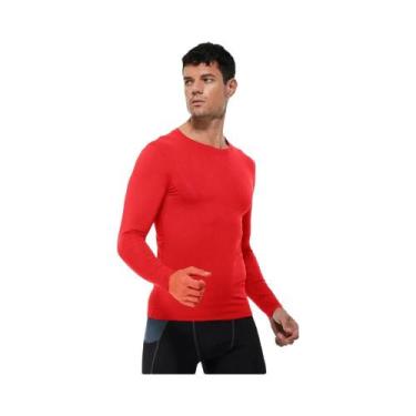 Imagem de Camiseta De Compressão Masculina De Secagem Rápida Com Manga Longa Par