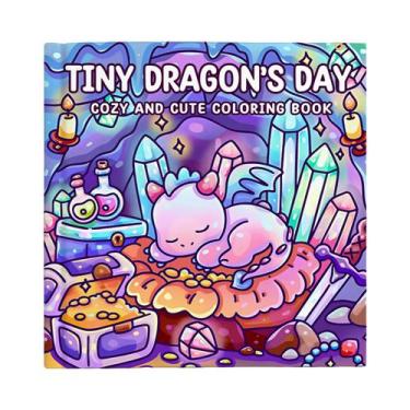 Imagem de Livro De Colorir TINY DRAGON Para Adultos E Crianças, Brinquedo Educac