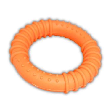 Imagem de Mordedor Pet Argola Cor Laranja FAMAPET