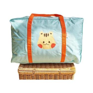 Imagem de Bolsa De Armazenamento Grande Capacidade Em Cor Sólida Para Brinquedos