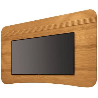 Imagem de Painel Para TV 80 Pol Orgânico 200cm Ermione B01 Cinamomo - Lyam Decor