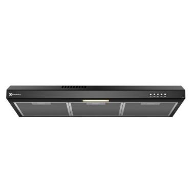Imagem de Depurador de Ar Electrolux 80cm Preto Alto Poder de Sucção, Luz LED e 