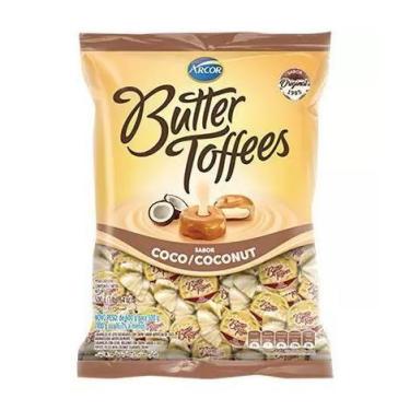 Imagem de Bala Butter Toffees Coco 400g Arcor