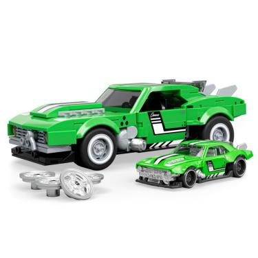 Imagem de Blocos De Montar - Camaro 1968 Custom - 289 Peças - Hot Wheels - 1:32 - Mattel