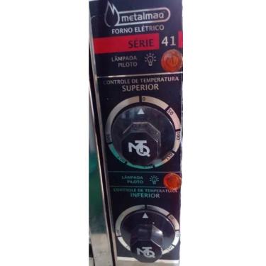 Imagem de Forno Elétrico 41x41 1 Camara 20cm Modelo Antigo Metalmaq 220V
